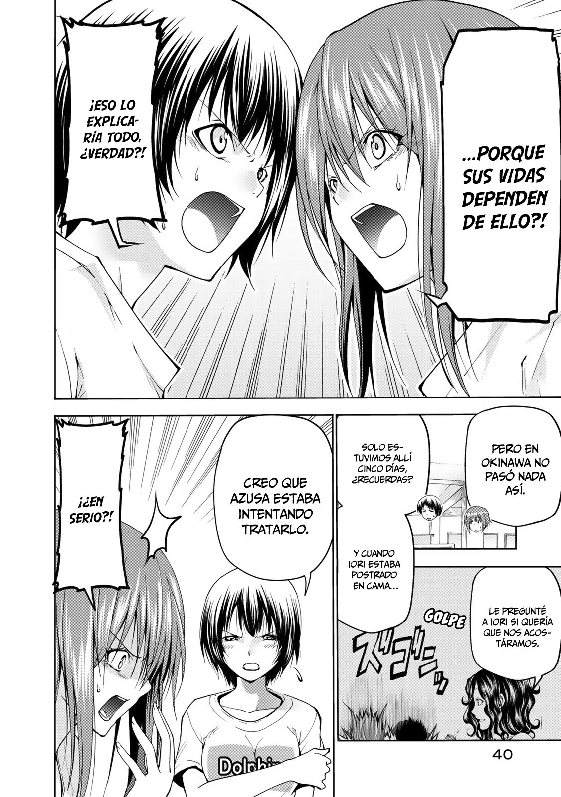 Grand Blue Capitulo 55: charla de chicas página 11