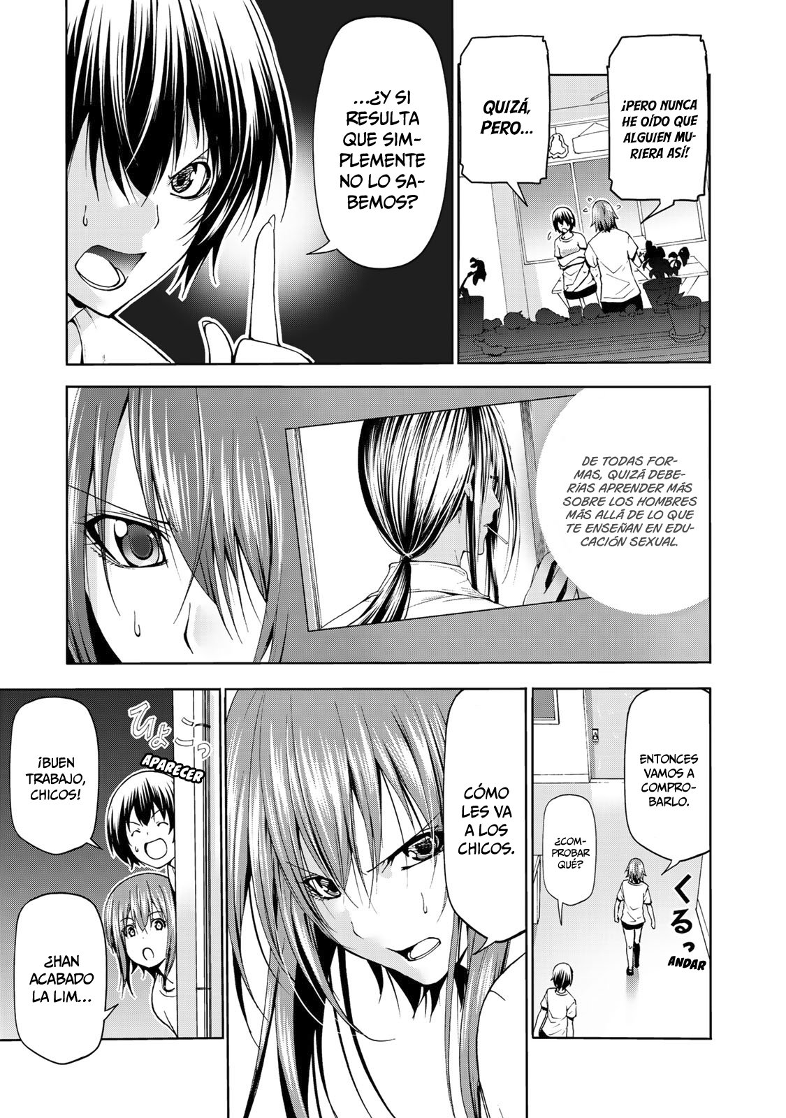 Grand Blue Capitulo 55: charla de chicas página 12