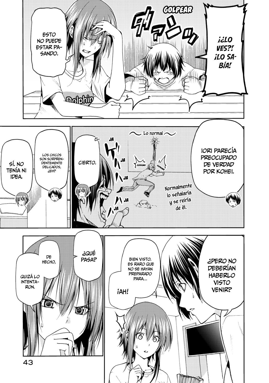 Grand Blue Capitulo 55: charla de chicas página 14