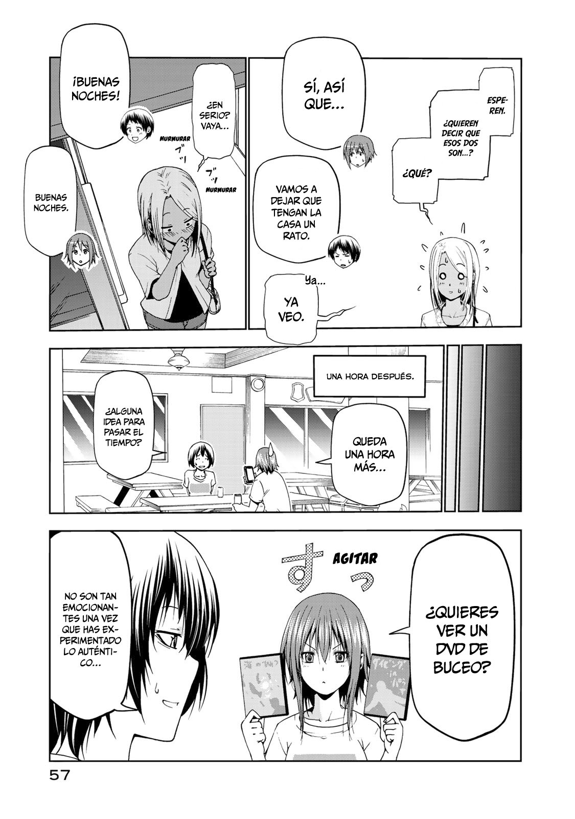 Grand Blue Capitulo 55: charla de chicas página 28