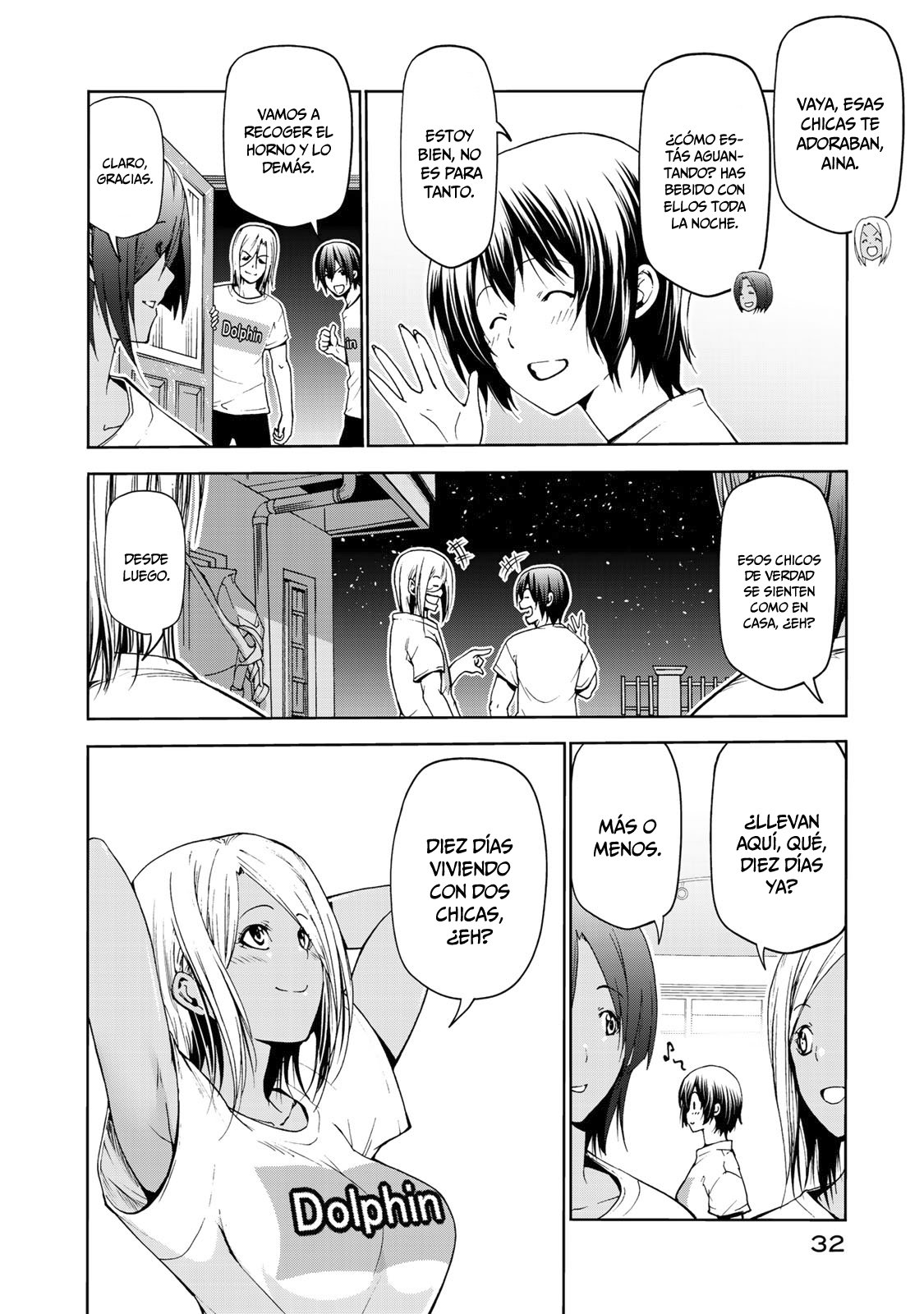 Grand Blue Capitulo 55: charla de chicas página 3