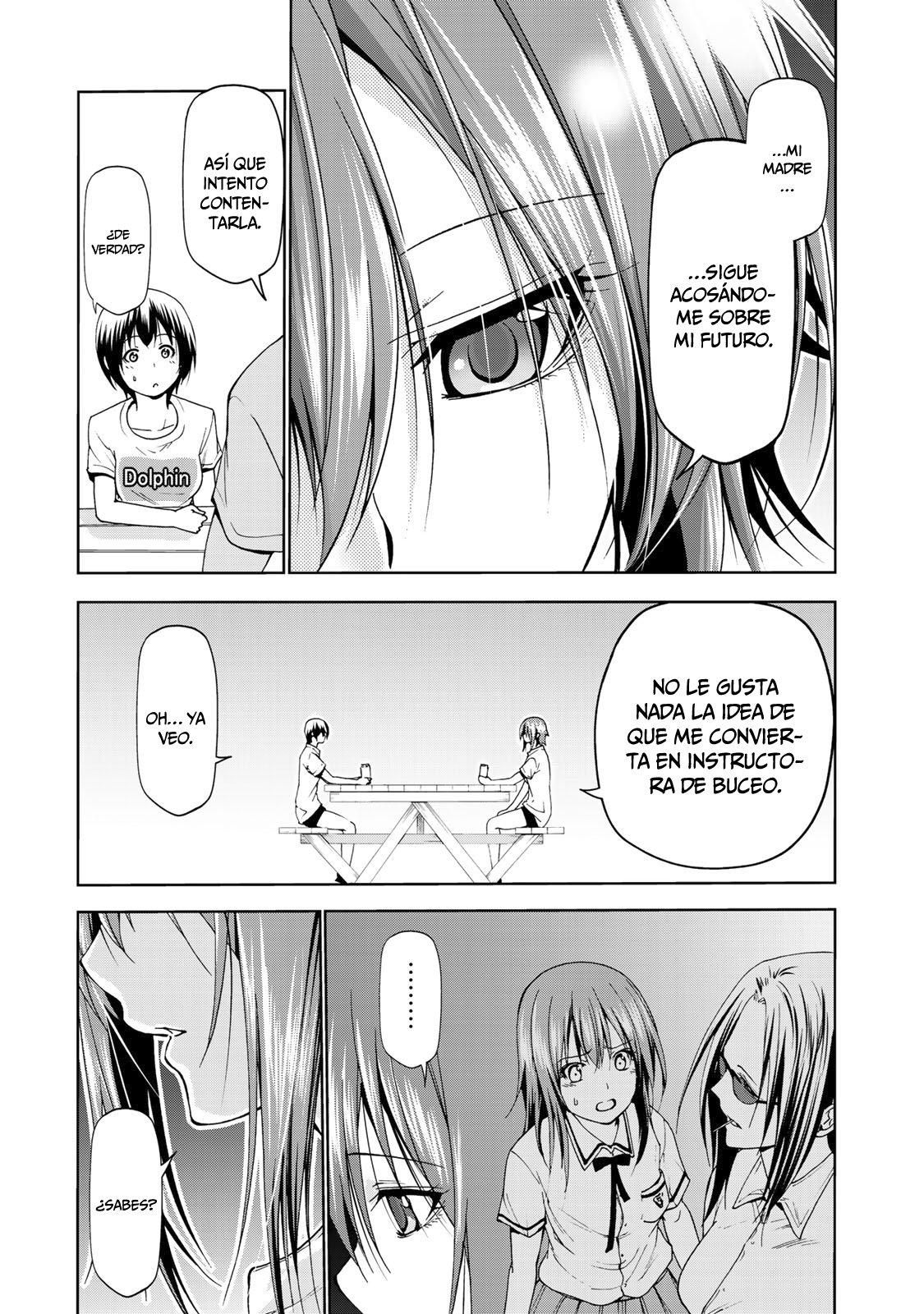 Grand Blue Capitulo 55: charla de chicas página 32