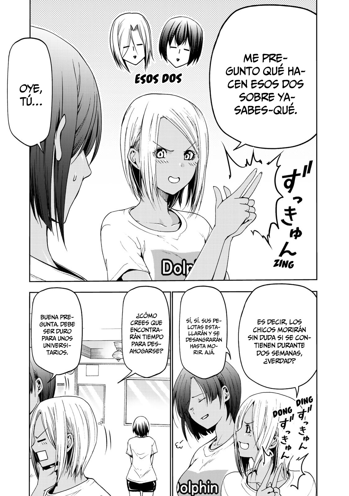 Grand Blue Capitulo 55: charla de chicas página 4