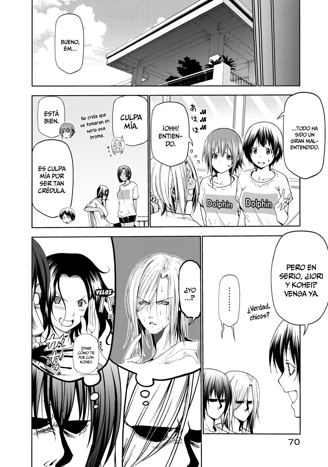 Grand Blue Capitulo 55: charla de chicas página 40