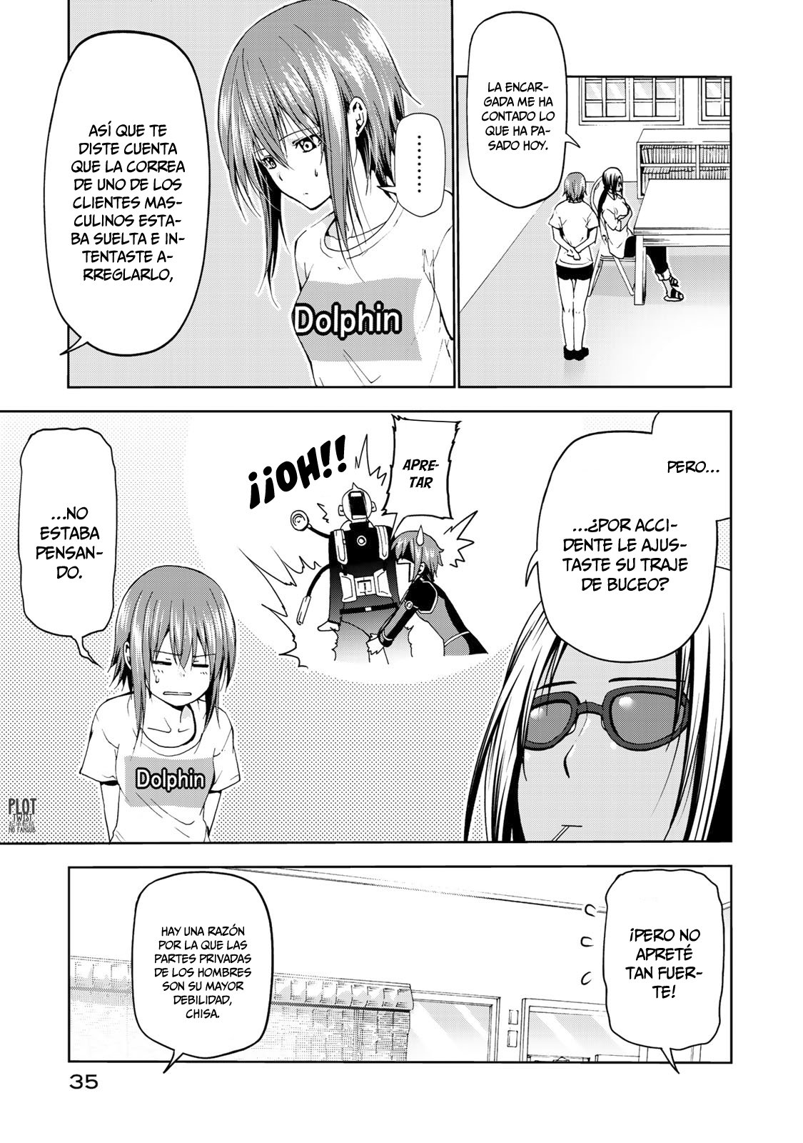 Grand Blue Capitulo 55: charla de chicas página 6