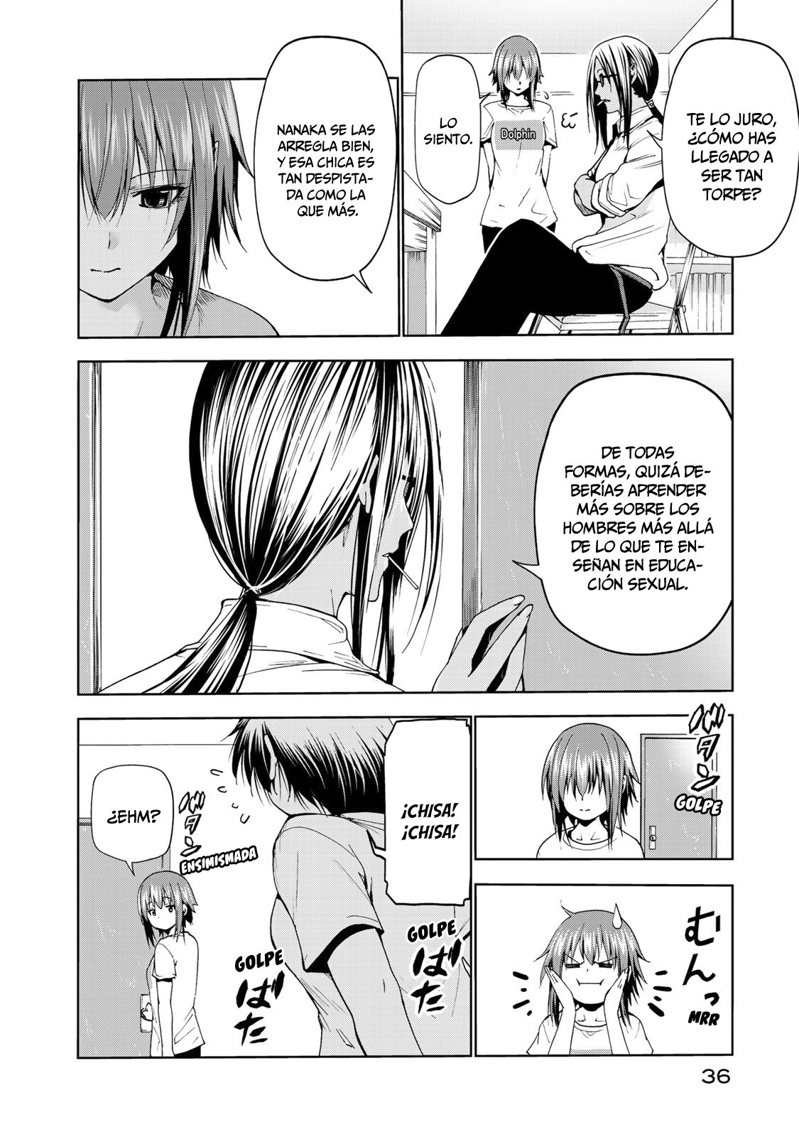 Grand Blue Capitulo 55: charla de chicas página 7
