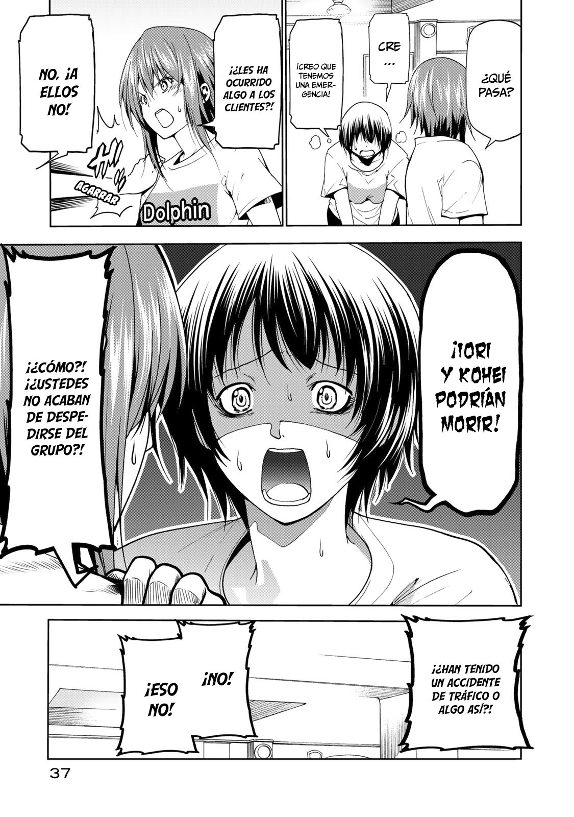 Grand Blue Capitulo 55: charla de chicas página 8