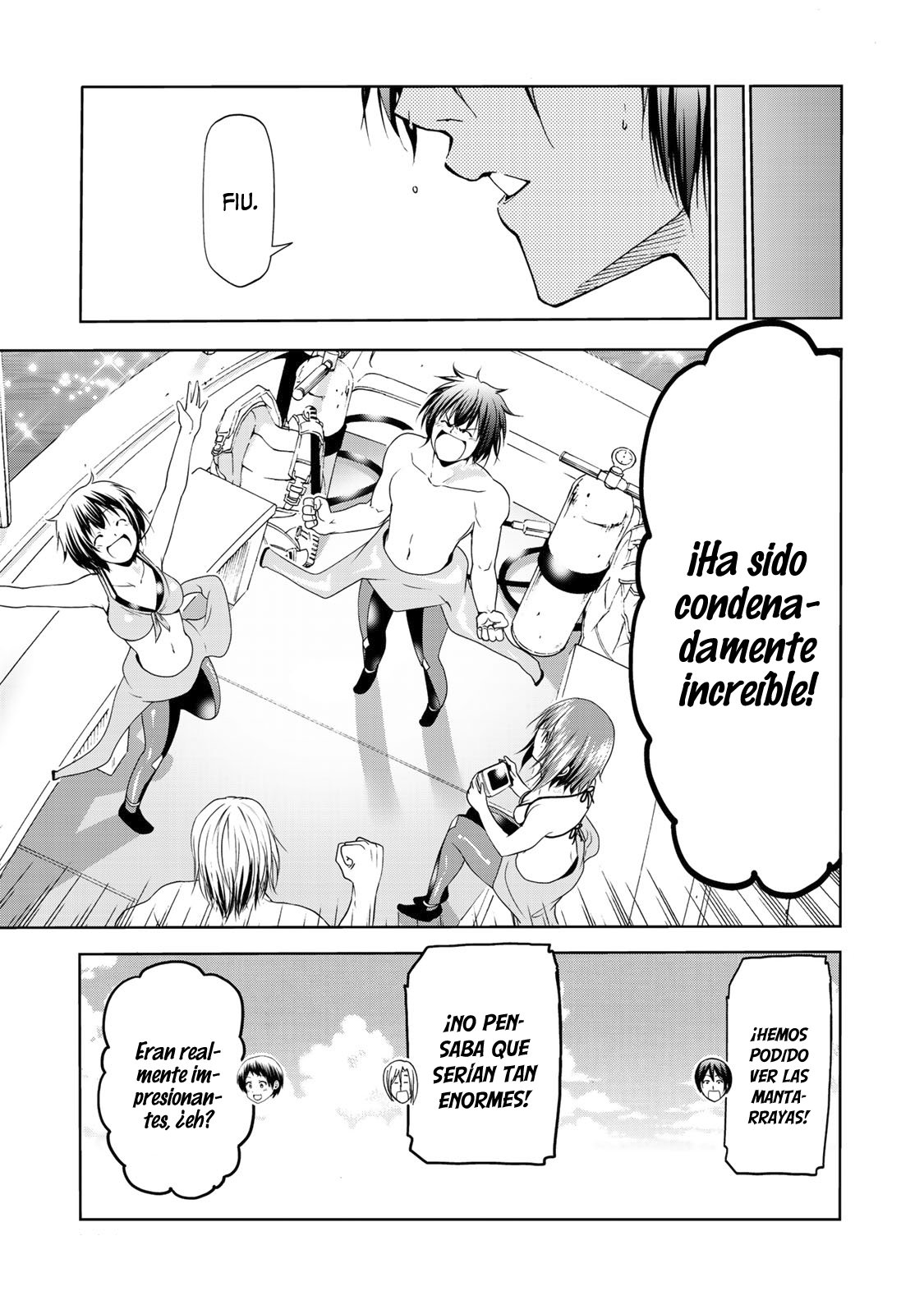 Grand Blue Capitulo 56: buceo recreativo página 38