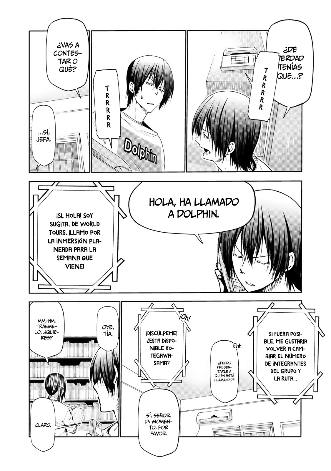 Grand Blue Capitulo 57: mamá página 3