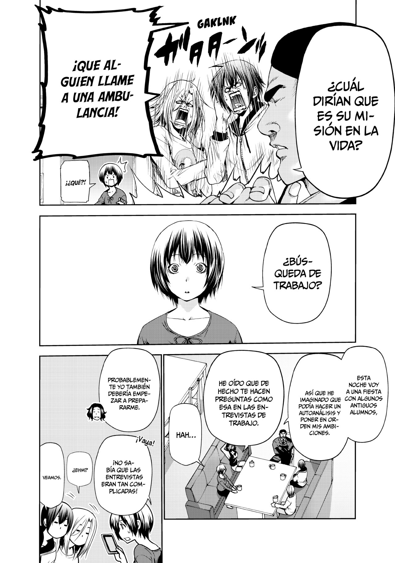 Grand Blue Capitulo 58: De vuelta a la universidad página 18