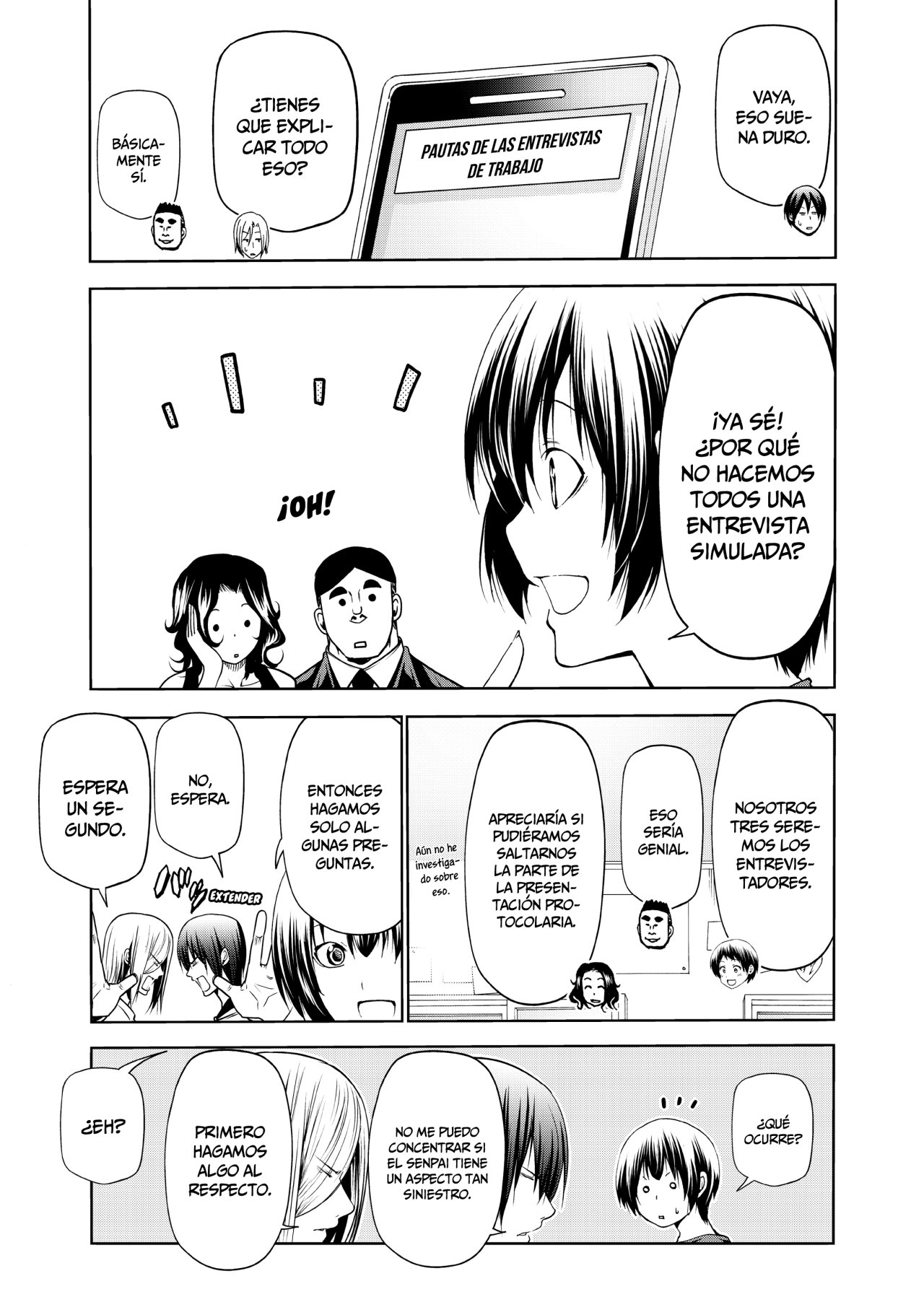 Grand Blue Capitulo 58: De vuelta a la universidad página 19