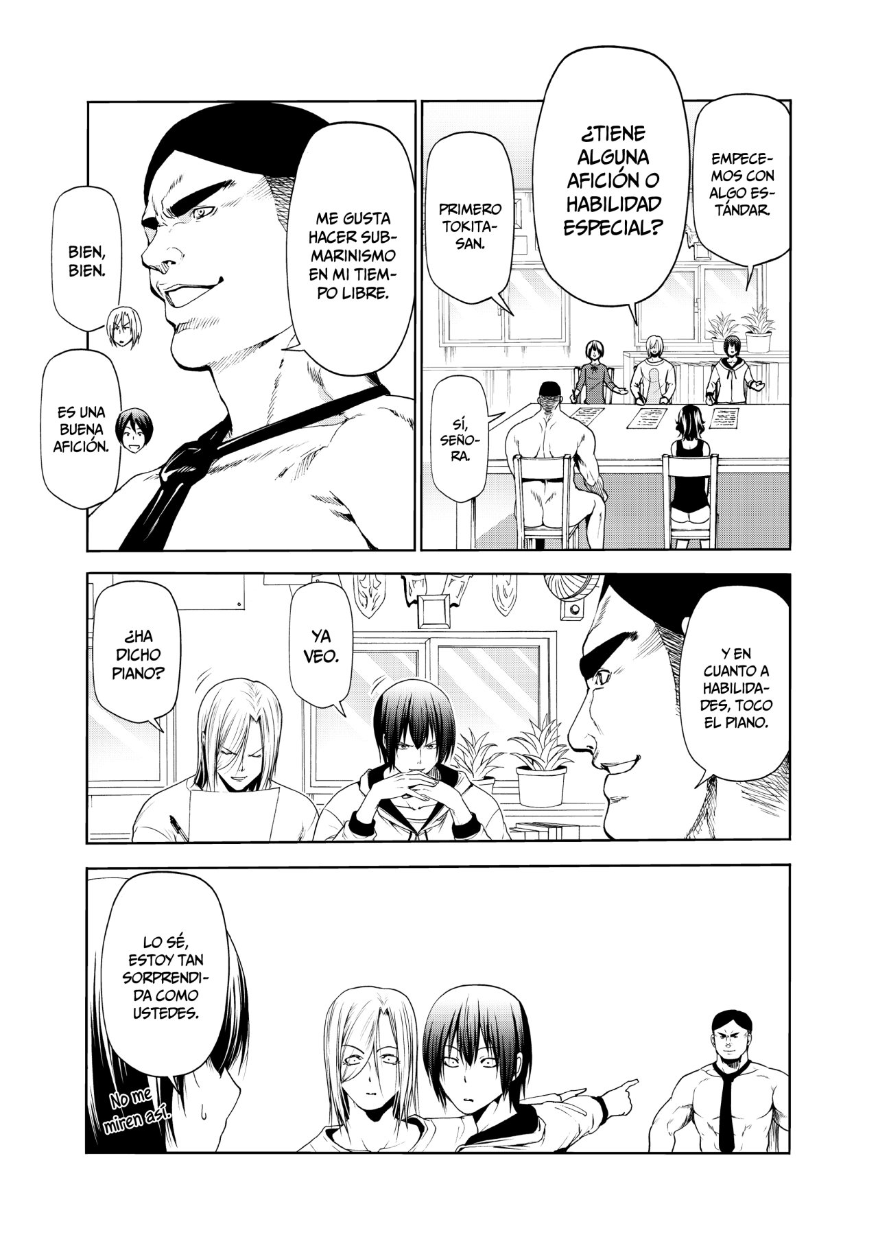 Grand Blue Capitulo 58: De vuelta a la universidad página 21