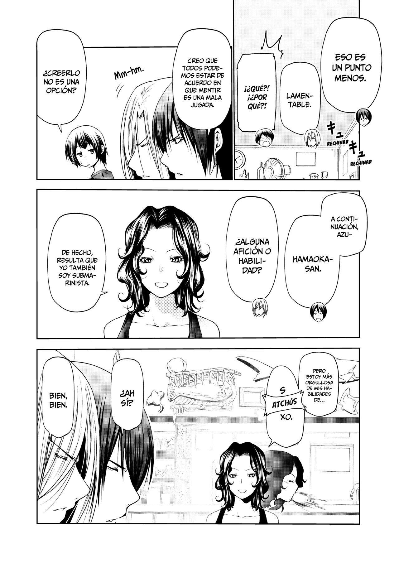 Grand Blue Capitulo 58: De vuelta a la universidad página 22