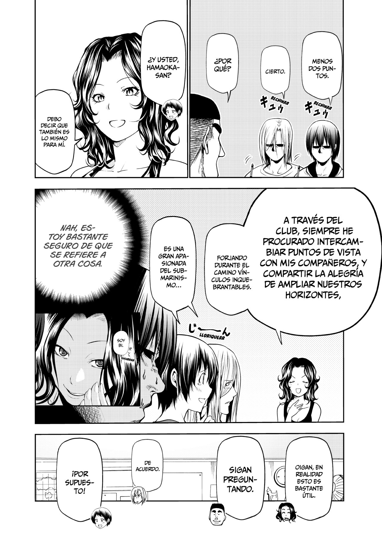 Grand Blue Capitulo 58: De vuelta a la universidad página 26