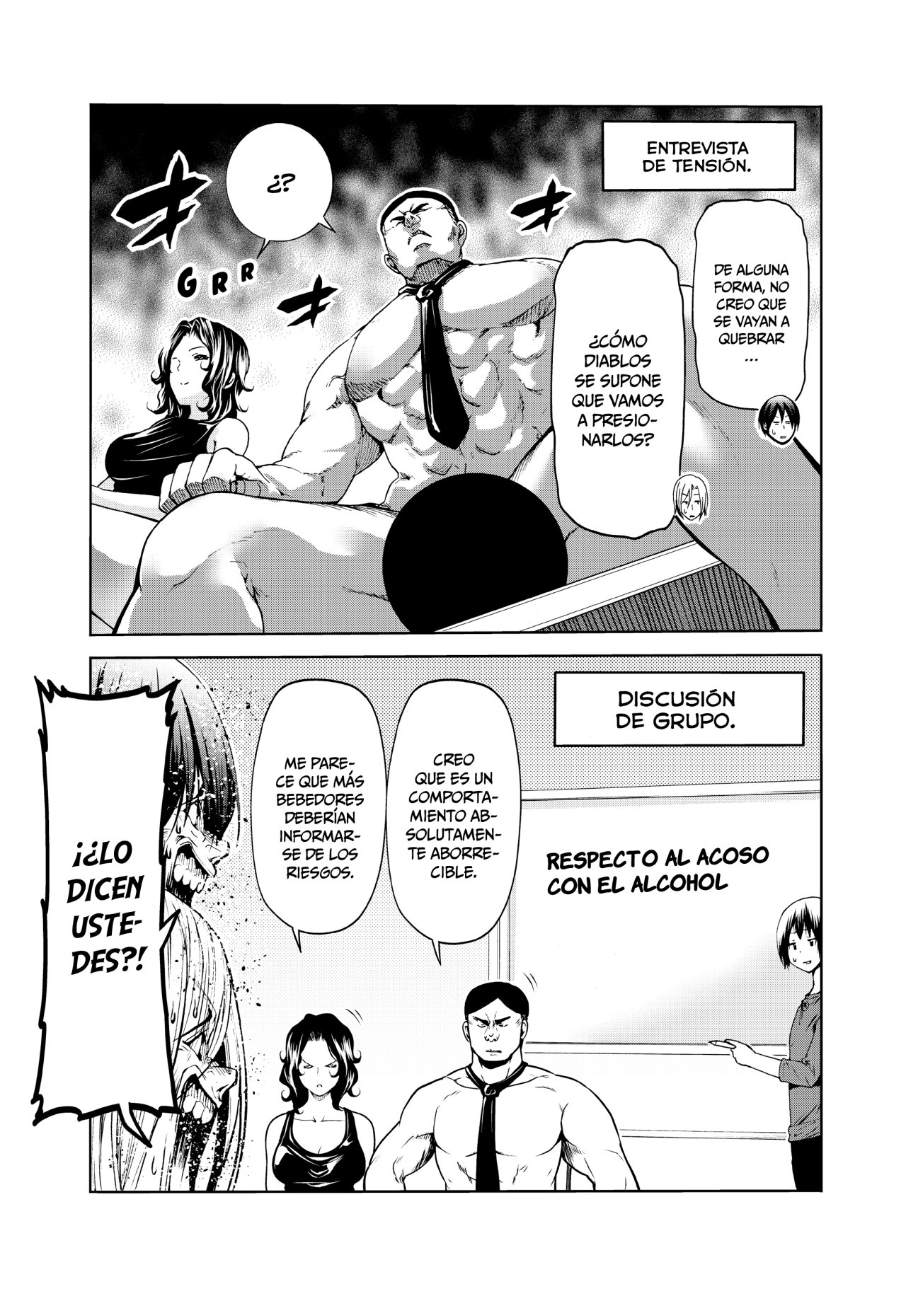 Grand Blue Capitulo 58: De vuelta a la universidad página 27