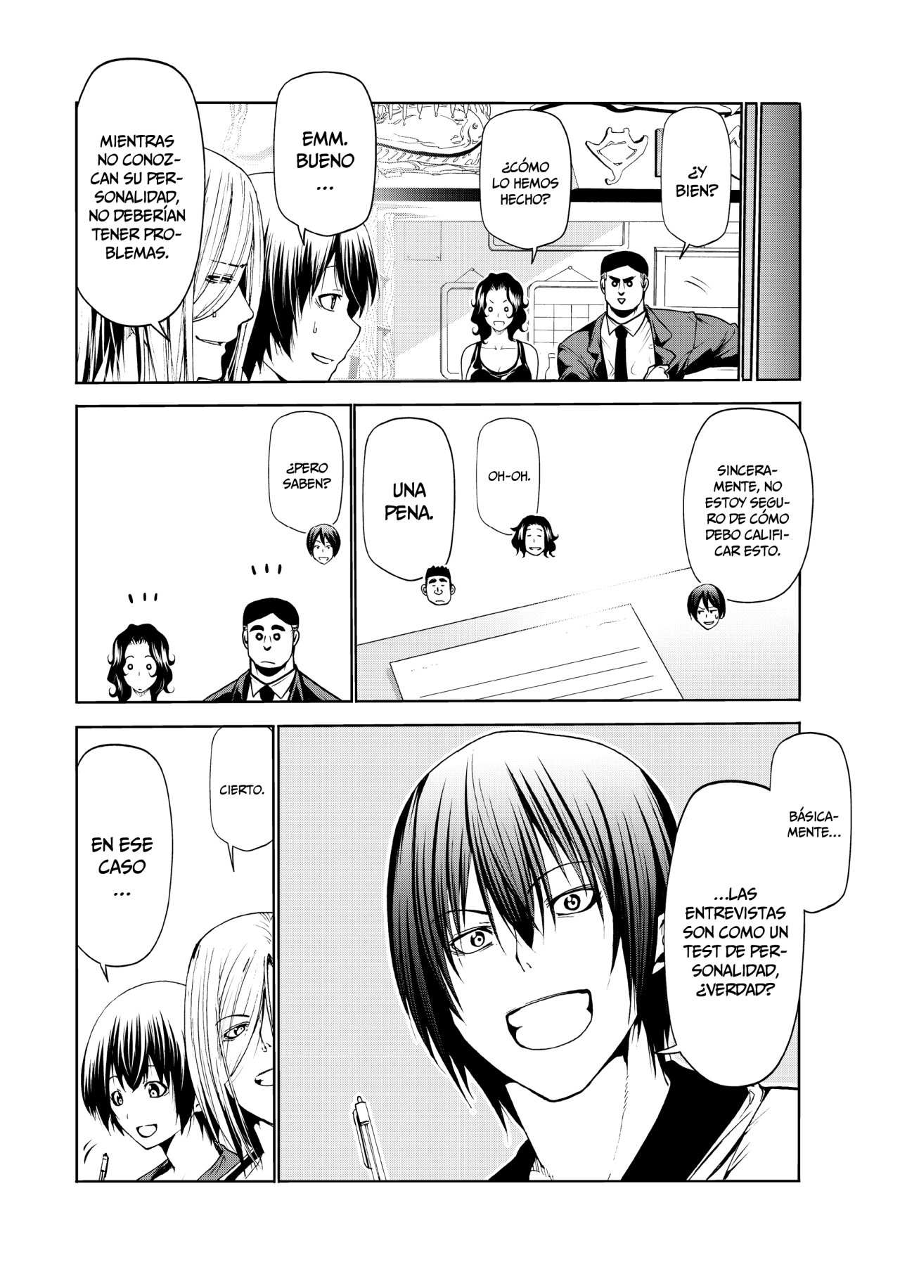 Grand Blue Capitulo 58: De vuelta a la universidad página 28