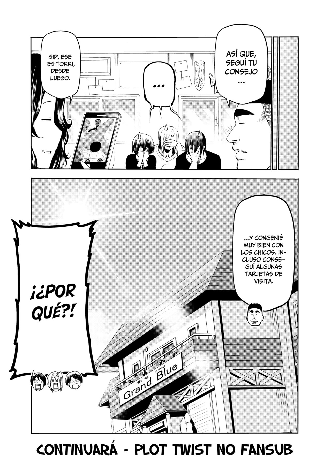 Grand Blue Capitulo 58: De vuelta a la universidad página 31