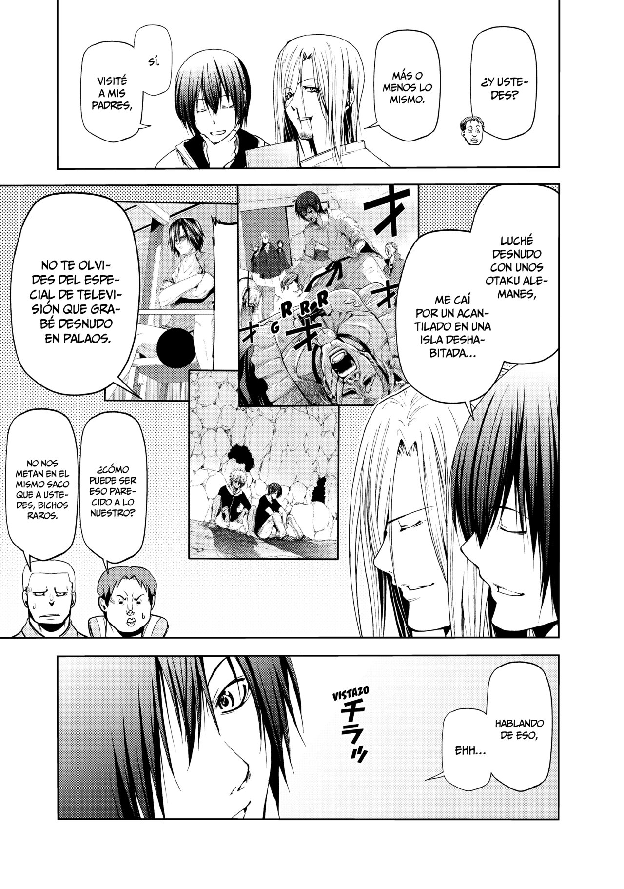 Grand Blue Capitulo 58: De vuelta a la universidad página 7