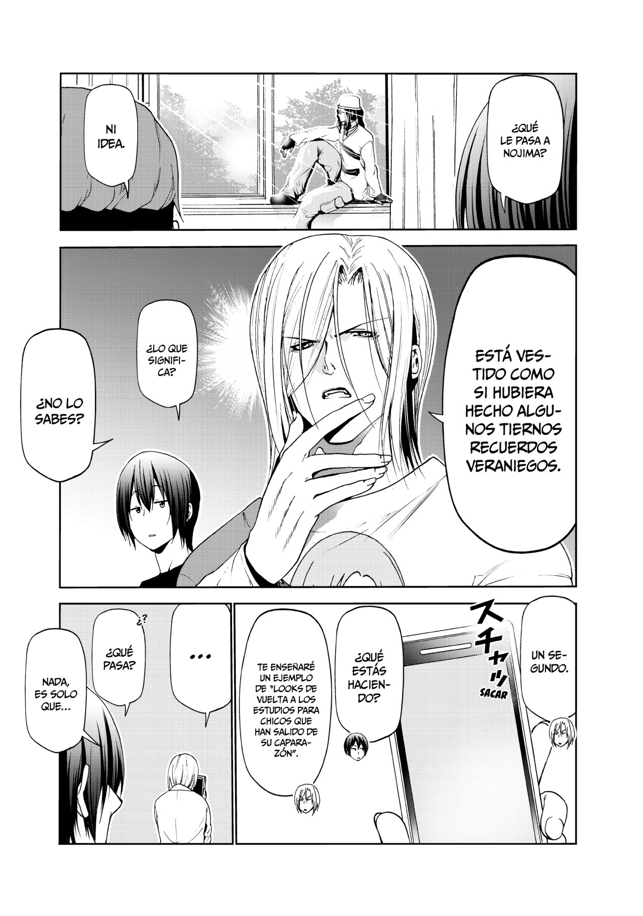 Grand Blue Capitulo 58: De vuelta a la universidad página 9