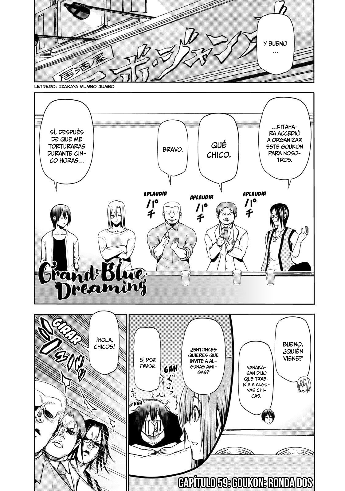 Grand Blue Capitulo 59: Mezclador: 2do Round página 4