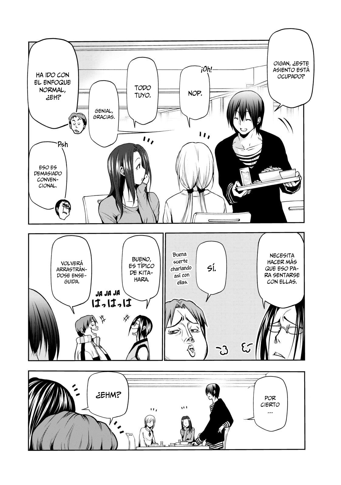 Grand Blue Capitulo 62.5: extra:cafetería página 15