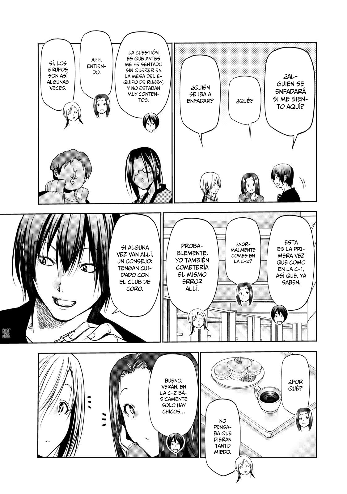 Grand Blue Capitulo 62.5: extra:cafetería página 16