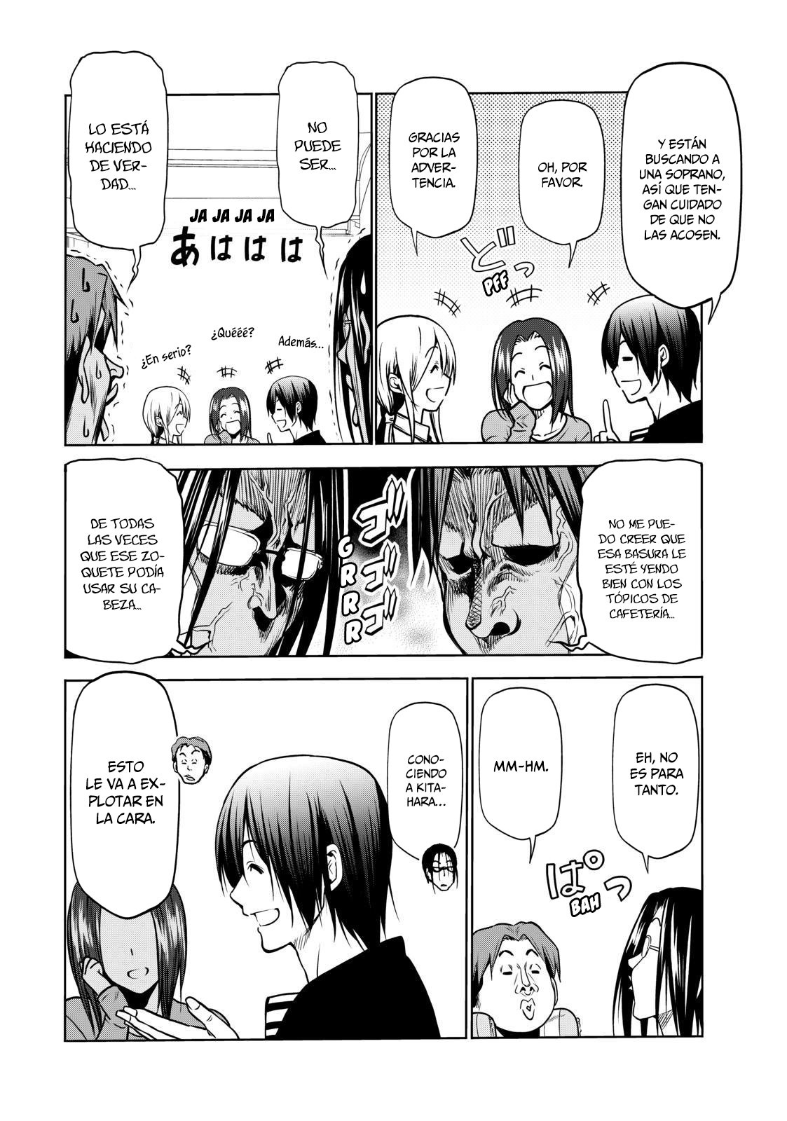Grand Blue Capitulo 62.5: extra:cafetería página 17