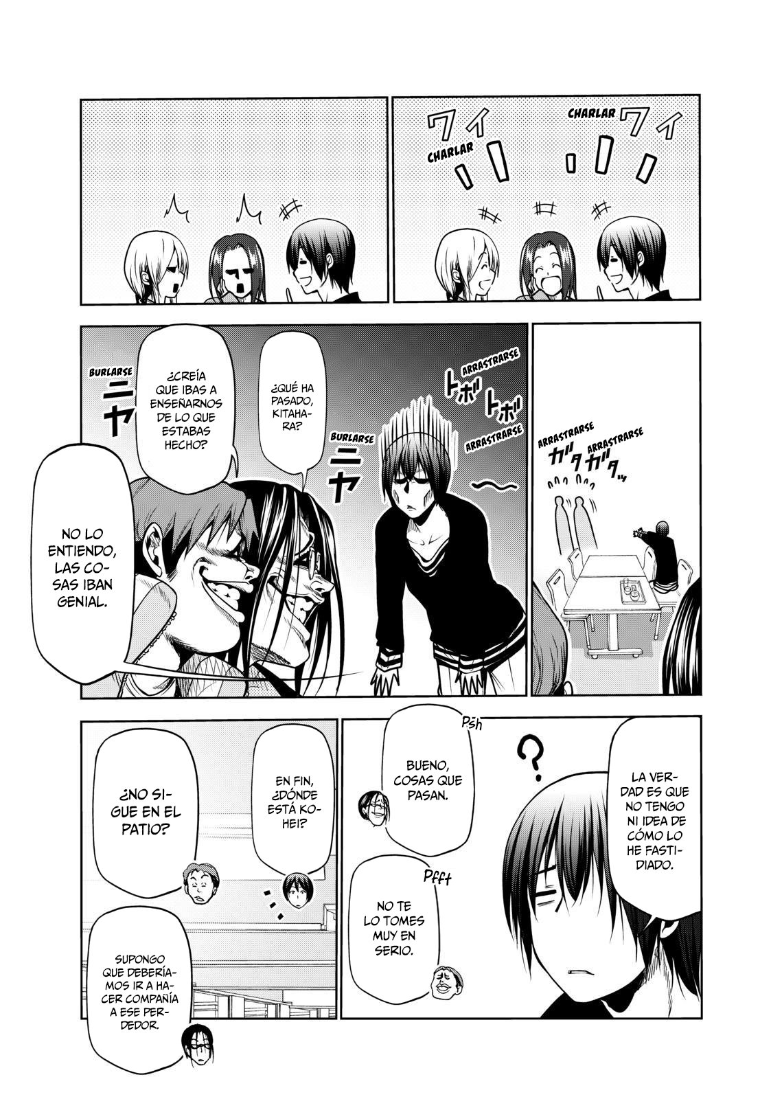 Grand Blue Capitulo 62.5: extra:cafetería página 18