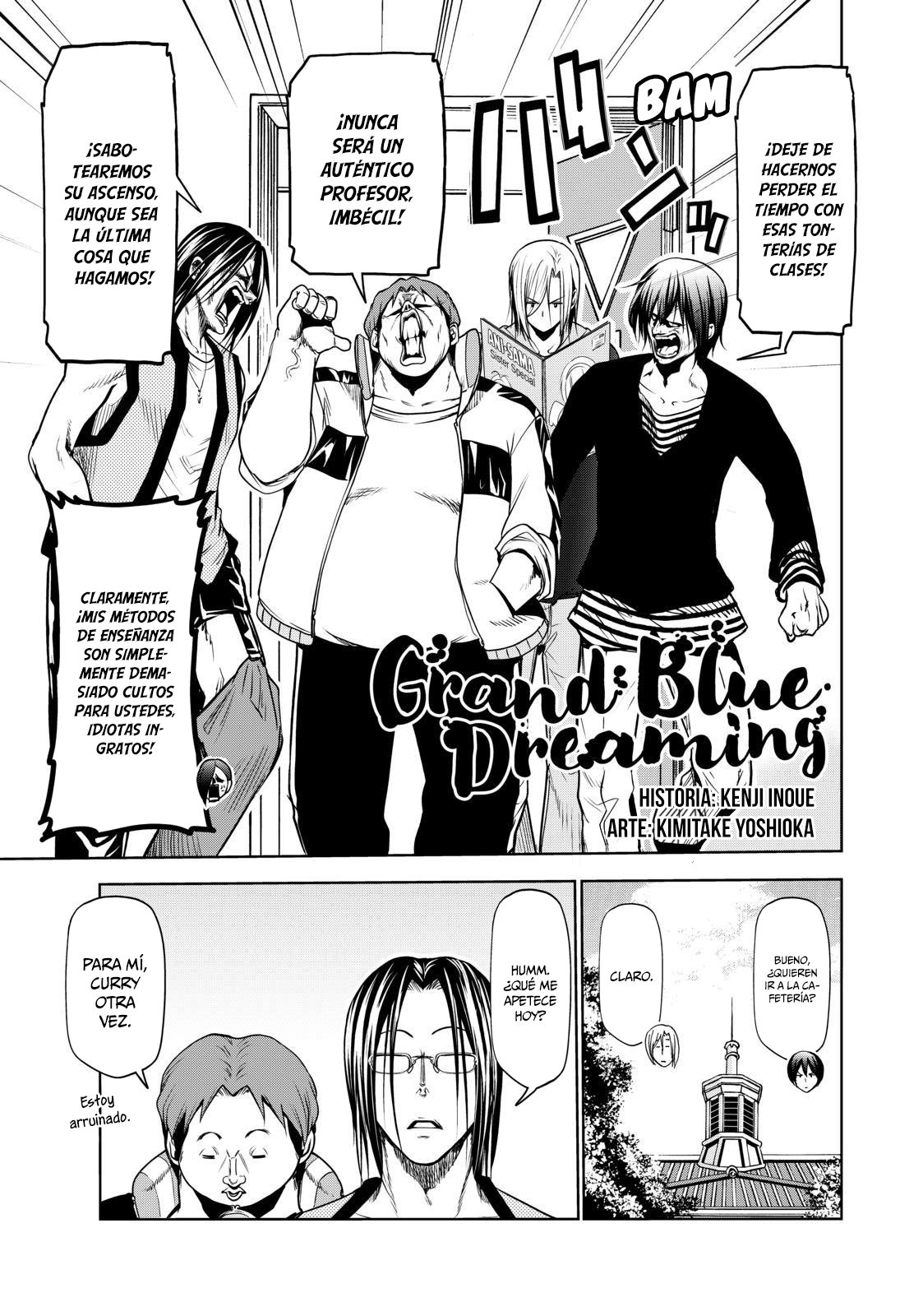 Grand Blue Capitulo 62.5: extra:cafetería página 2