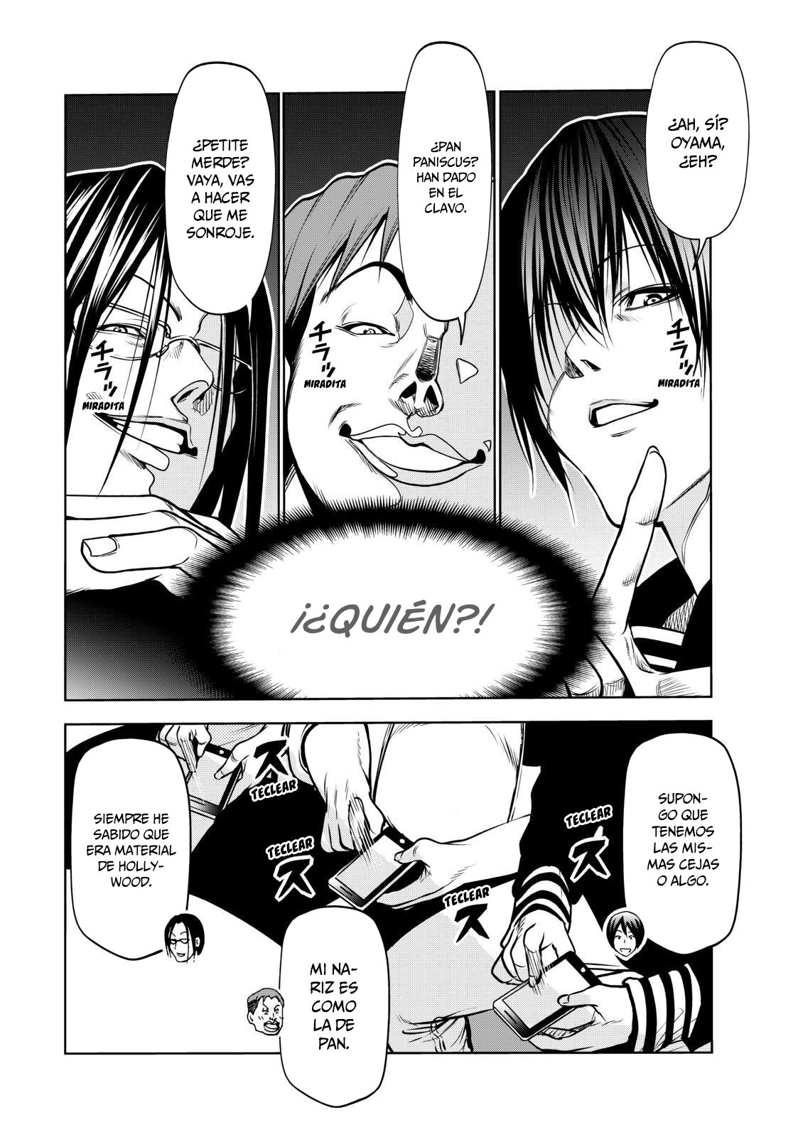 Grand Blue Capitulo 62.5: extra:cafetería página 25