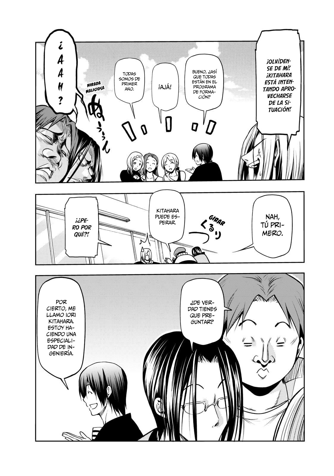 Grand Blue Capitulo 62.5: extra:cafetería página 28