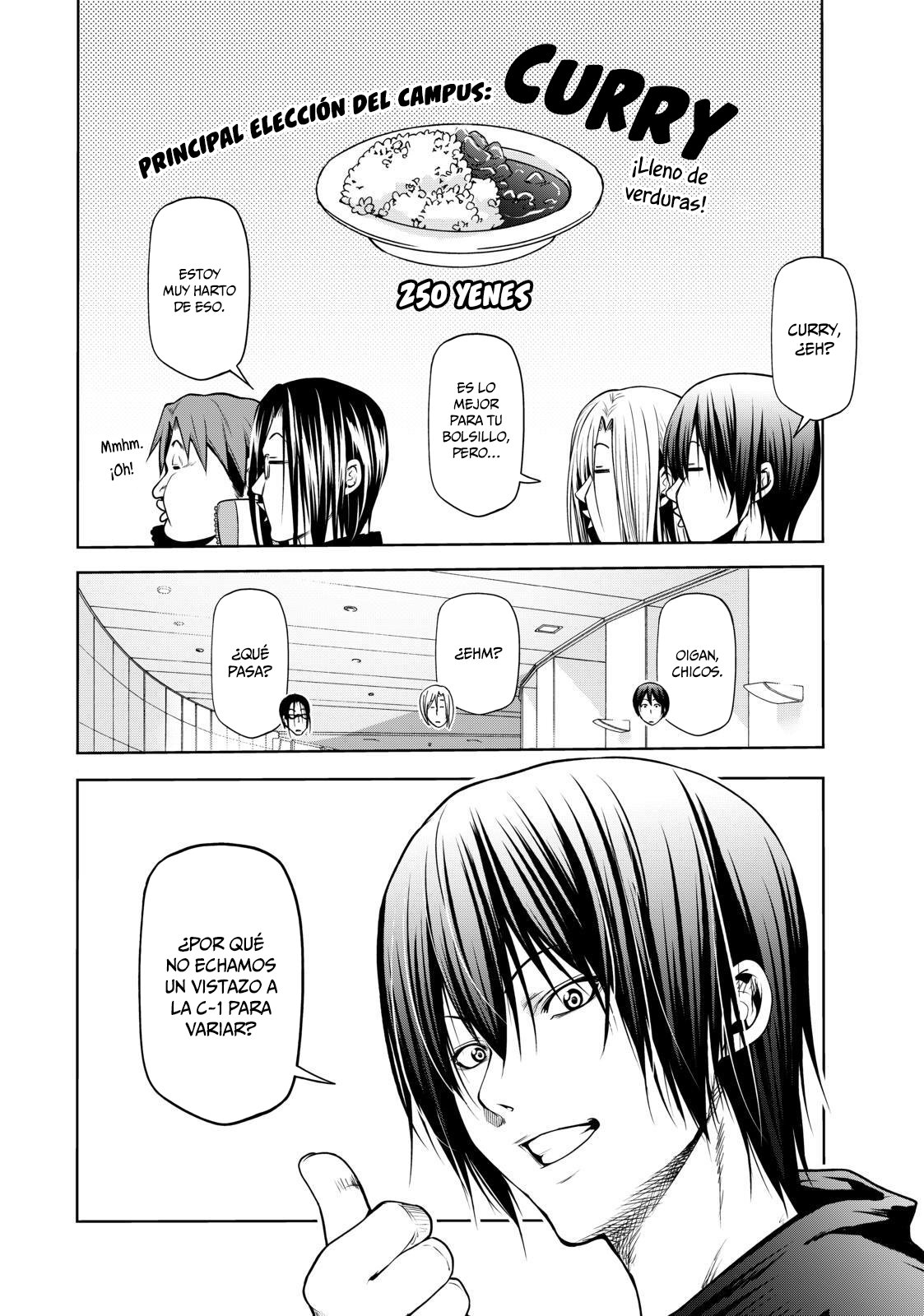 Grand Blue Capitulo 62.5: extra:cafetería página 3