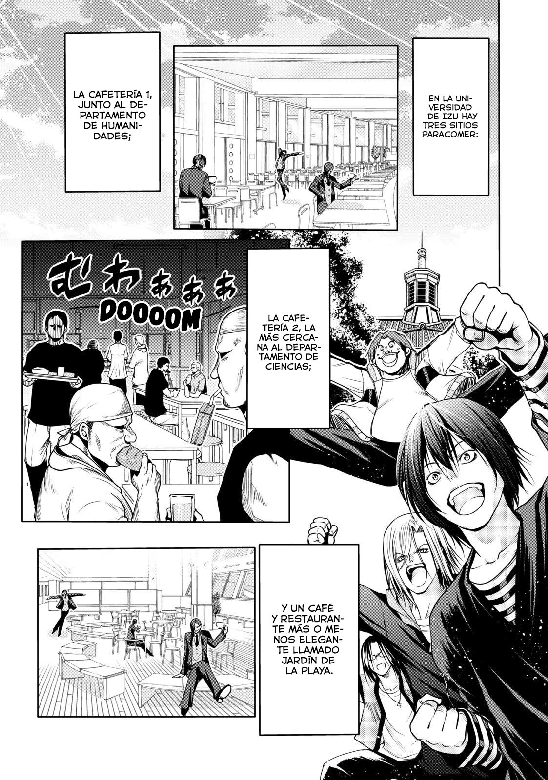 Grand Blue Capitulo 62.5: extra:cafetería página 4