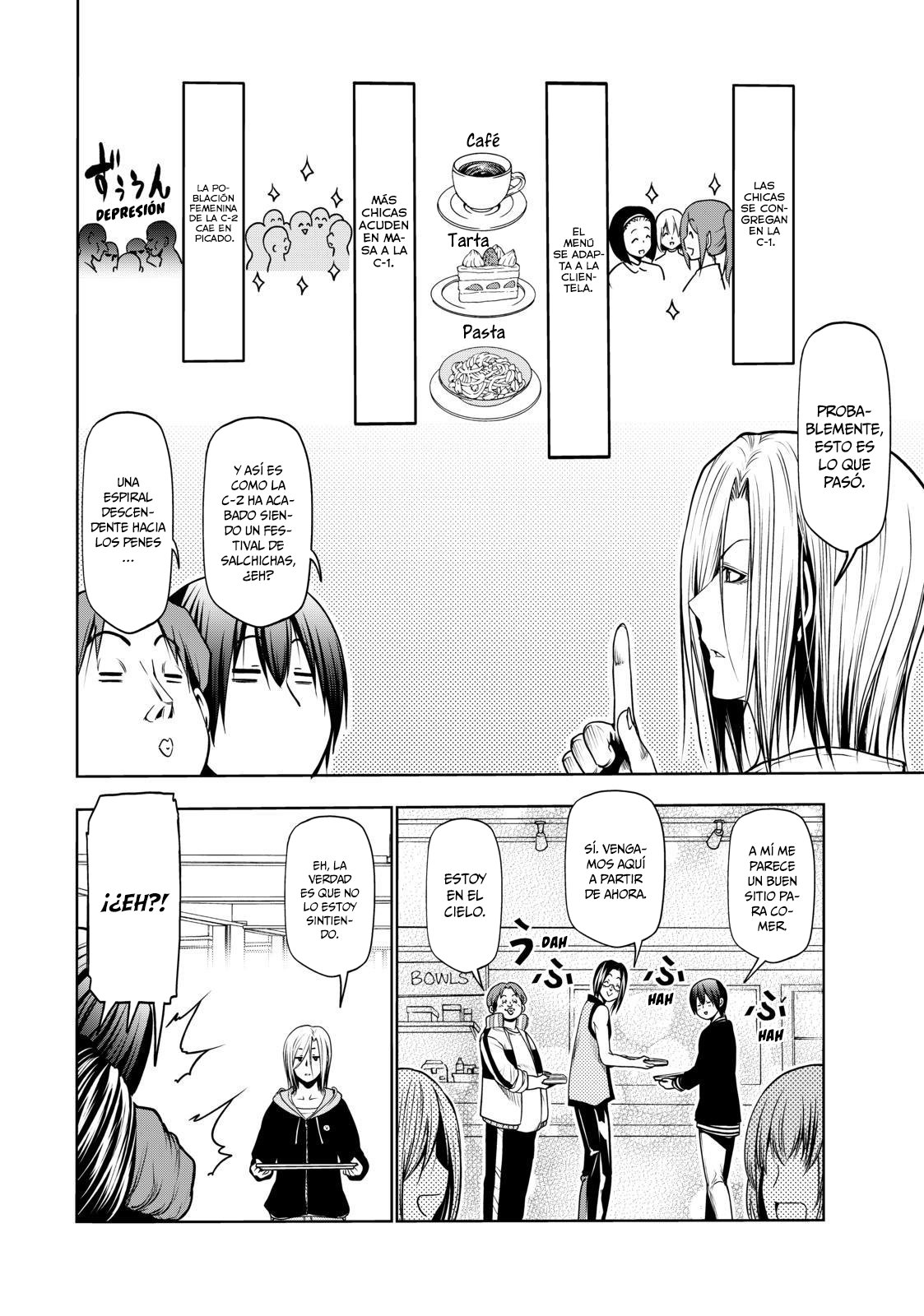 Grand Blue Capitulo 62.5: extra:cafetería página 7
