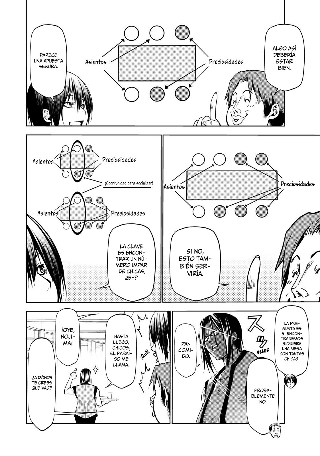 Grand Blue Capitulo 62.5: extra:cafetería página 9