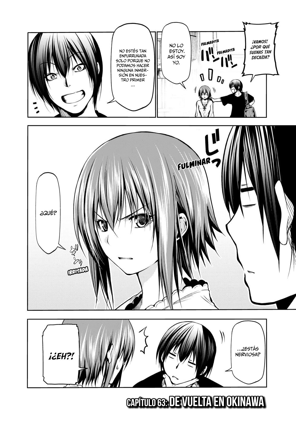 Grand Blue Capitulo 63: de vuelta en okinawa página 3