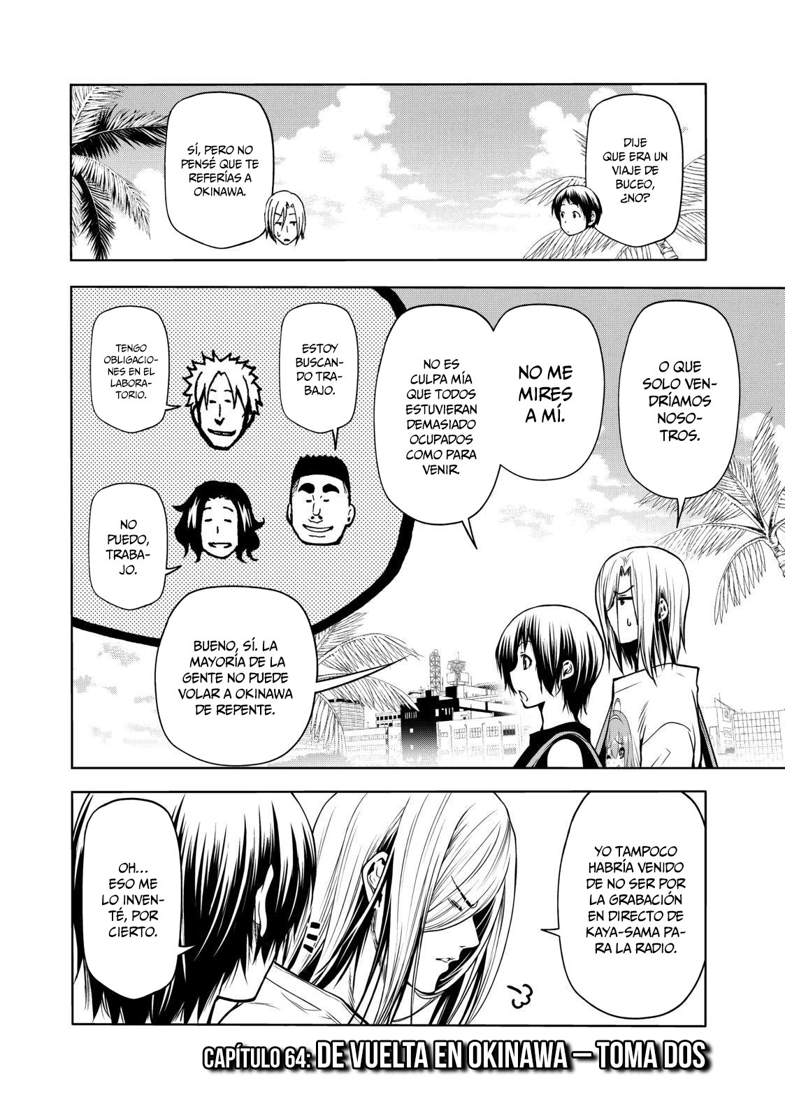 Grand Blue Capitulo 64: de vuelta en okinawa-toma dos página 3