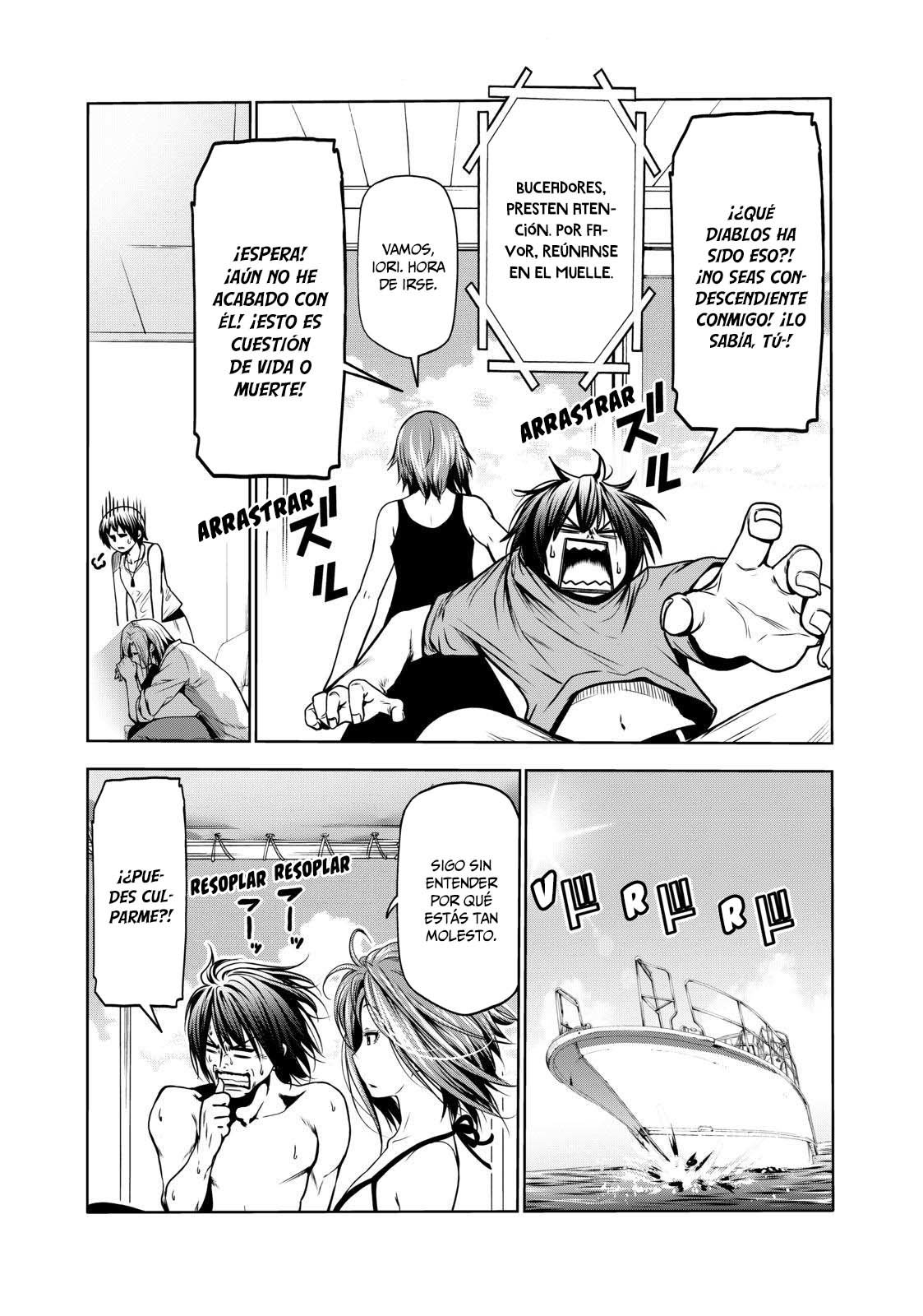 Grand Blue Capitulo 65: día dos de caos página 14