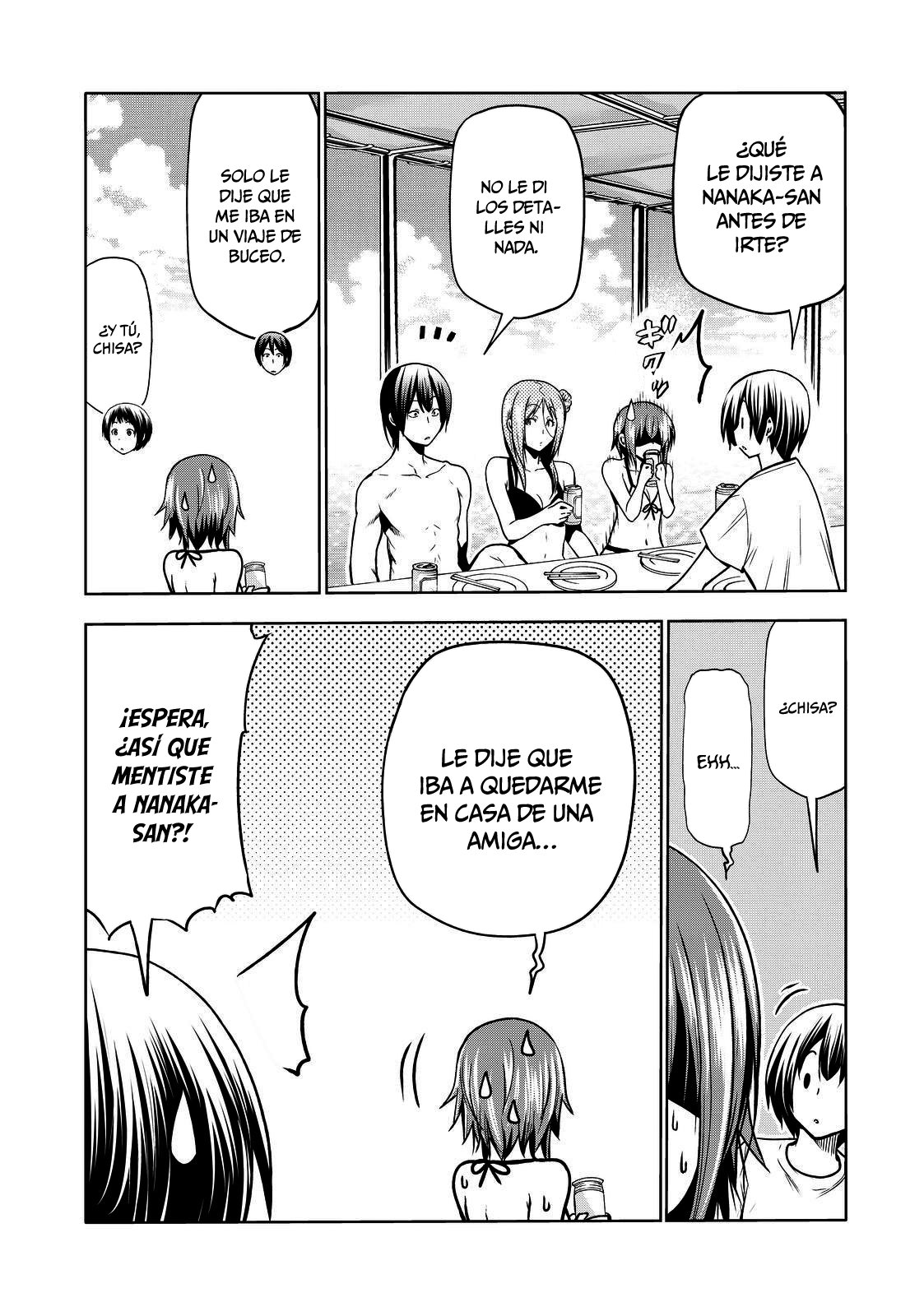 Grand Blue Capitulo 69: dos para volver página 16