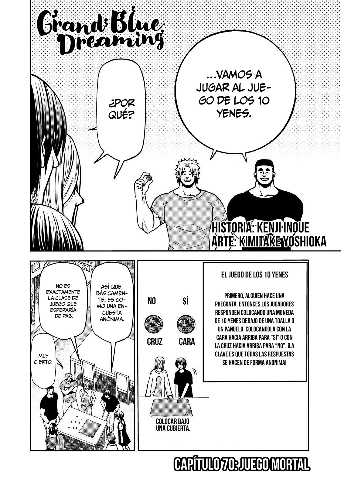 Grand Blue Capitulo 70: juego mortal página 3