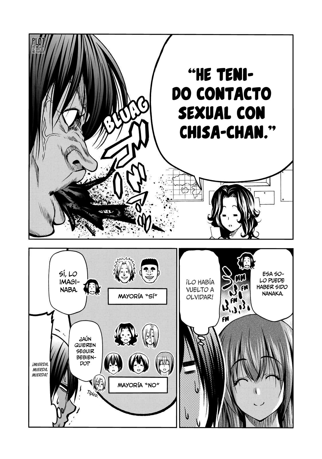 Grand Blue Capitulo 70: juego mortal página 34