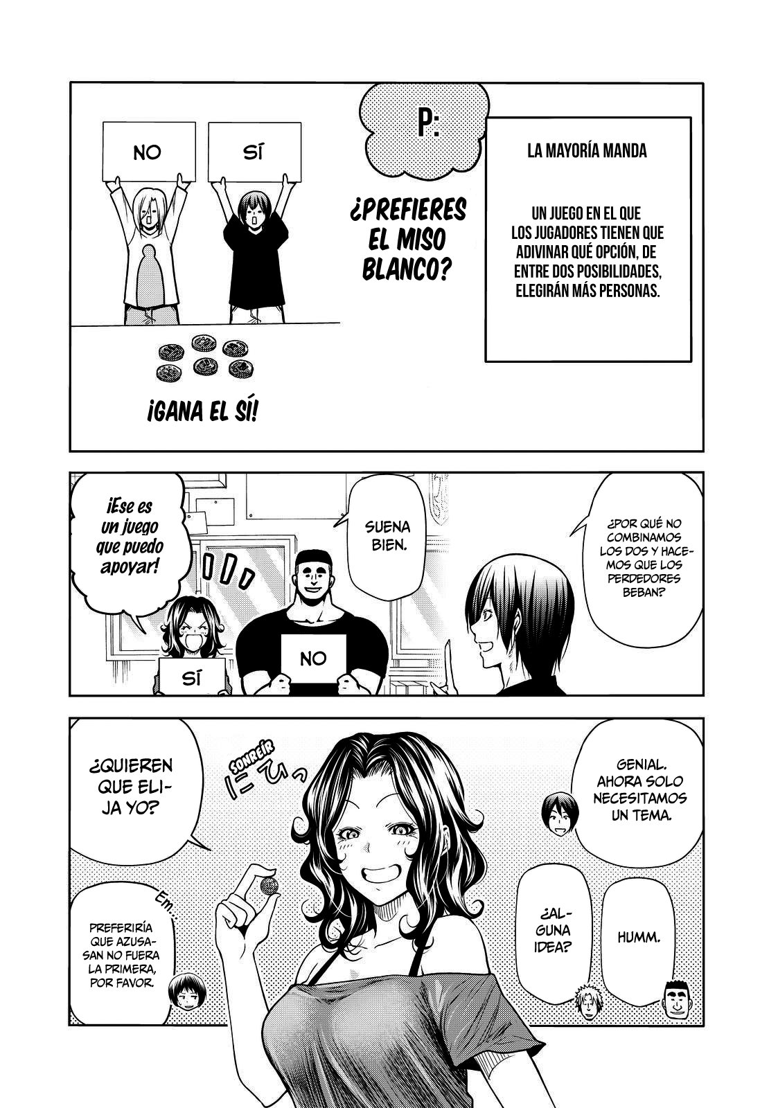 Grand Blue Capitulo 70: juego mortal página 9