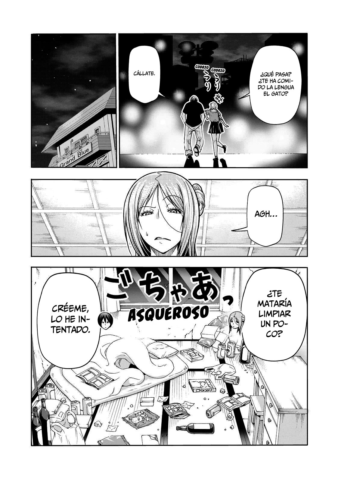 Grand Blue Capitulo 71: ejercicios nocturnos página 10