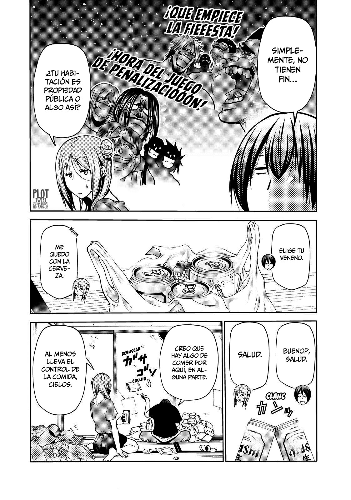 Grand Blue Capitulo 71: ejercicios nocturnos página 11