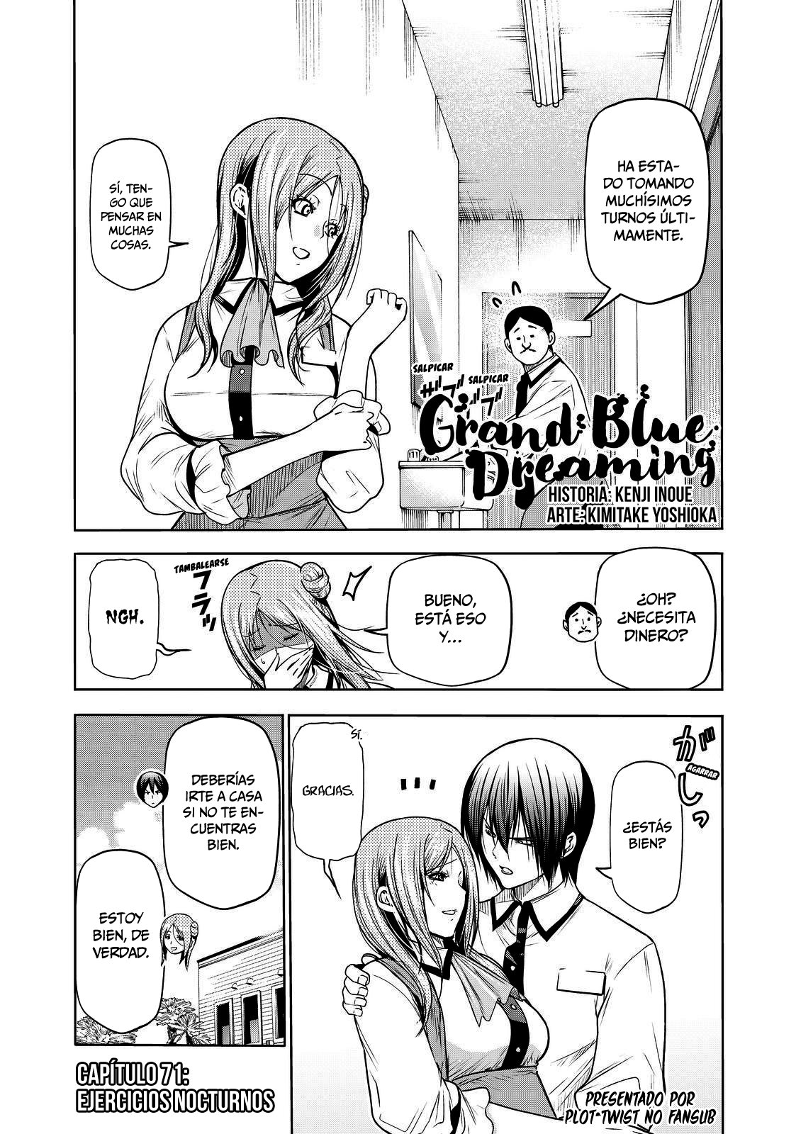 Grand Blue Capitulo 71: ejercicios nocturnos página 2