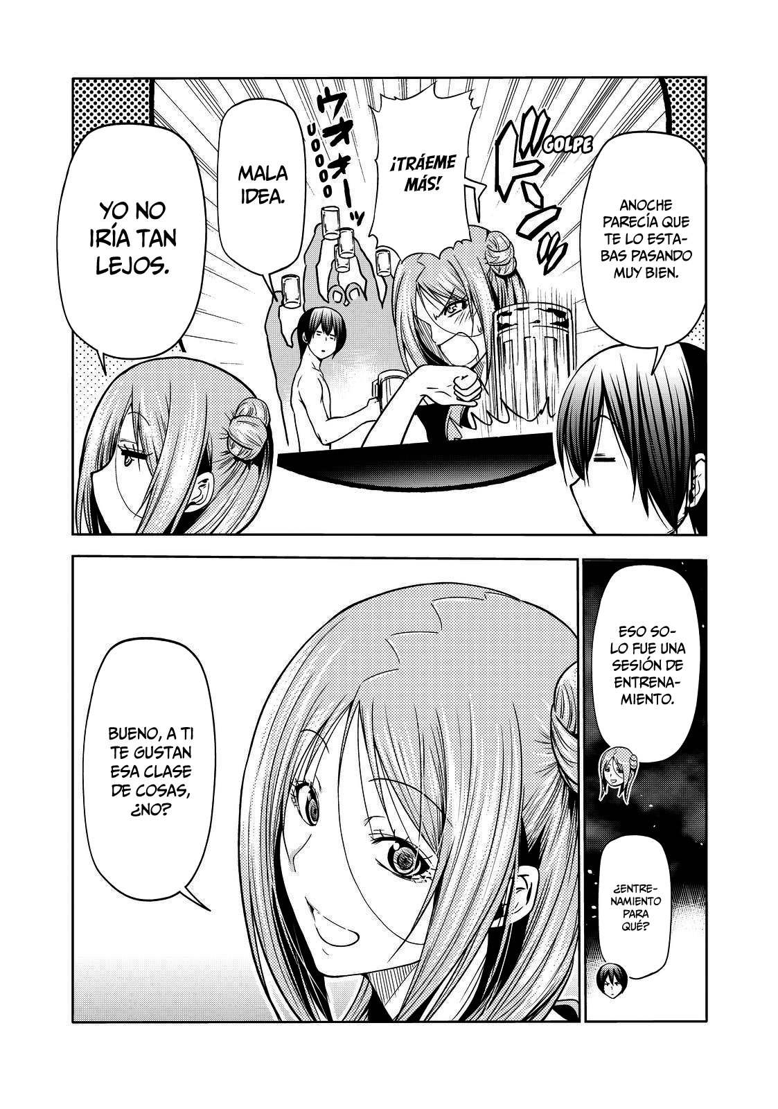 Grand Blue Capitulo 71: ejercicios nocturnos página 8