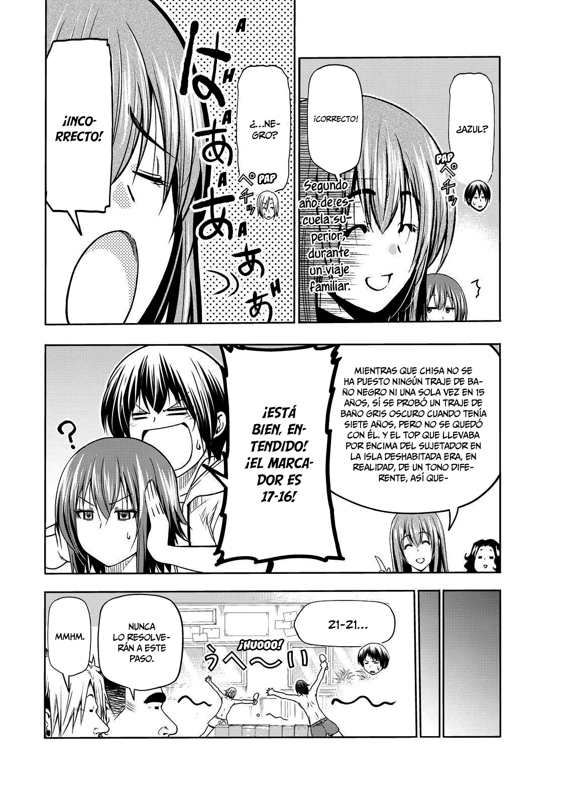 Grand Blue Capitulo 74.5: extra:ping-pong borracho página 15