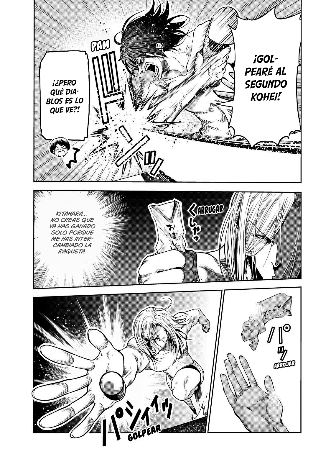 Grand Blue Capitulo 74.5: extra:ping-pong borracho página 18
