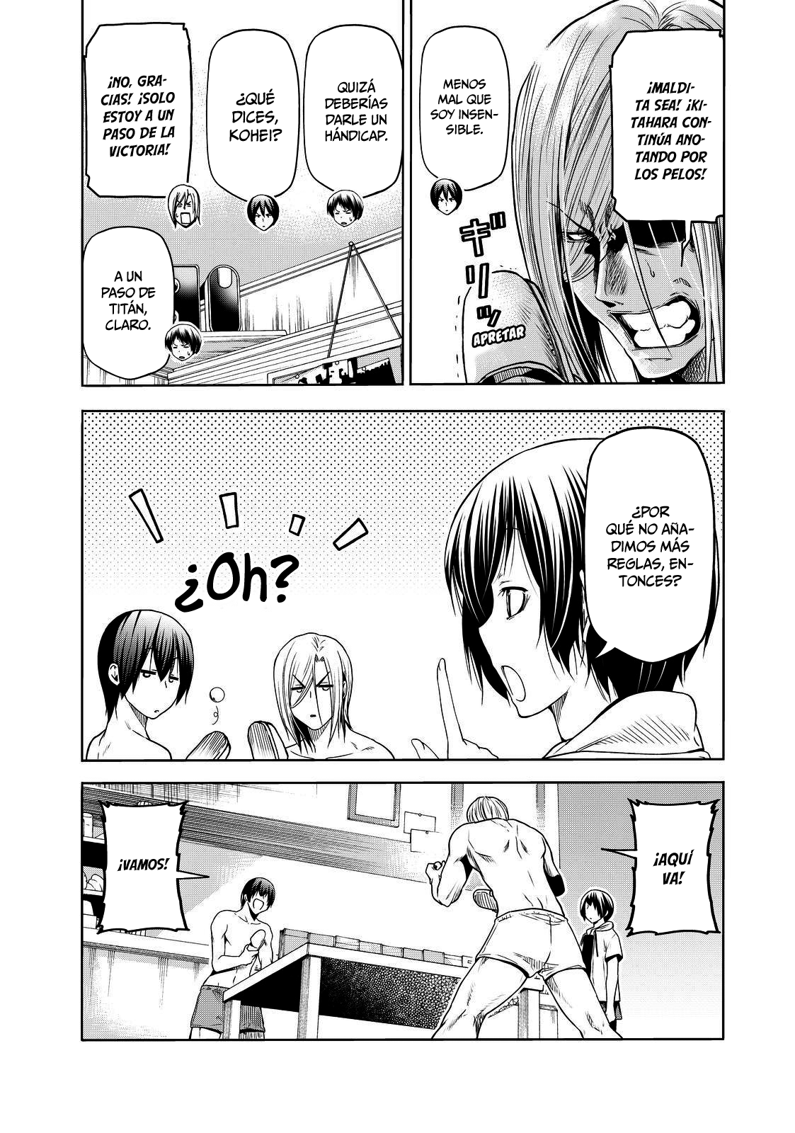 Grand Blue Capitulo 74.5: extra:ping-pong borracho página 6
