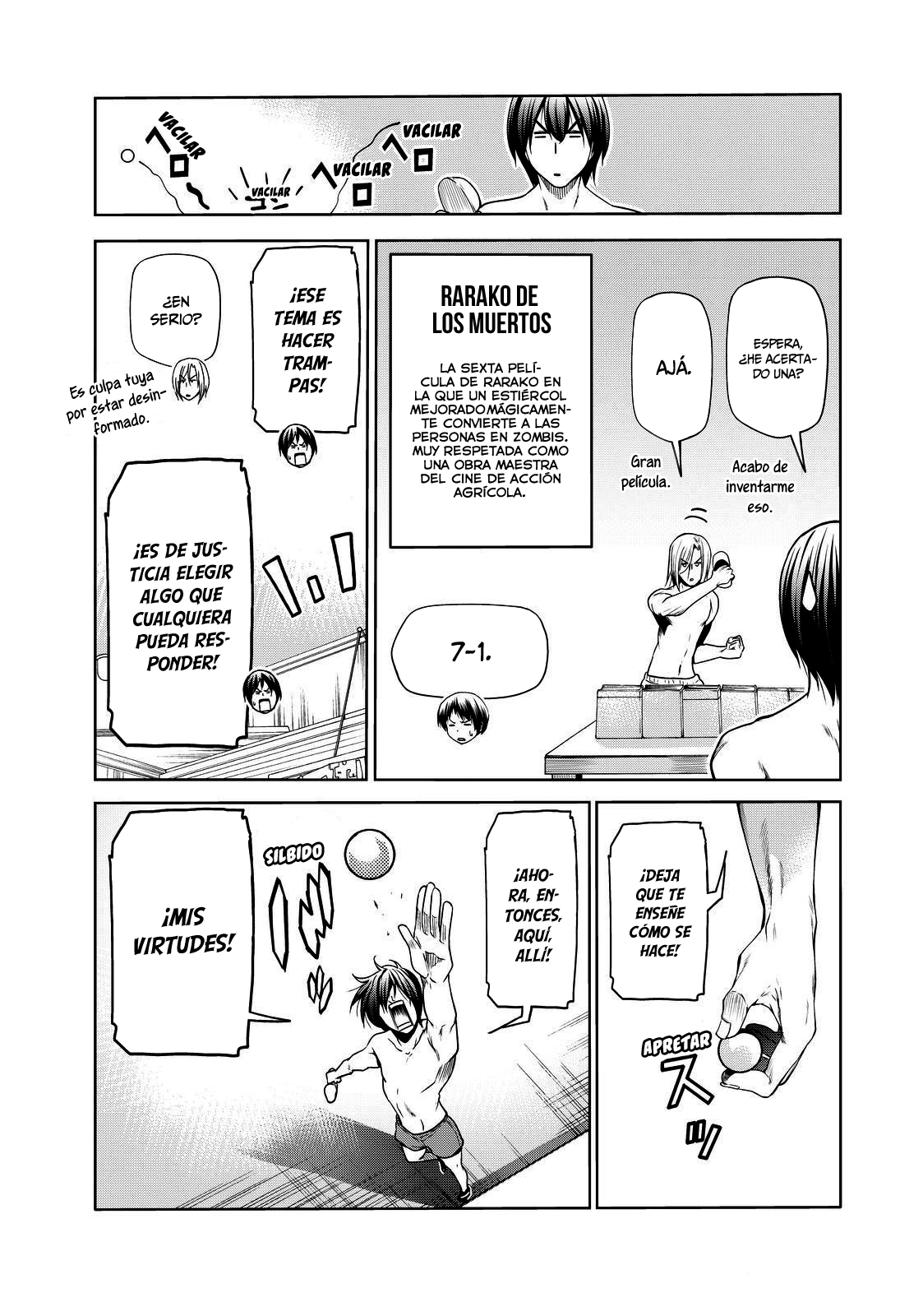 Grand Blue Capitulo 74.5: extra:ping-pong borracho página 8